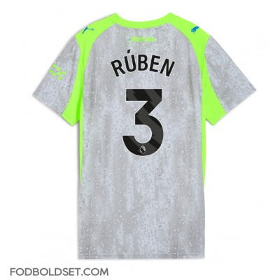 Manchester City Ruben Dias #3 Tredjetrøje Dame 2025-26 Kortærmet Manchester City Ruben Dias #3 Tredjetrøje Dame 2025-26 Kortærmet
